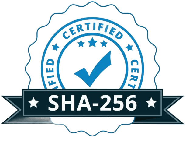 SHA-256 certified