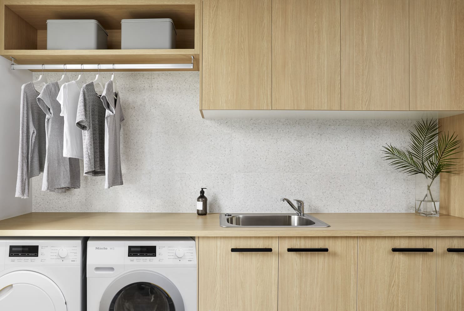 Minimalist Laundry Room