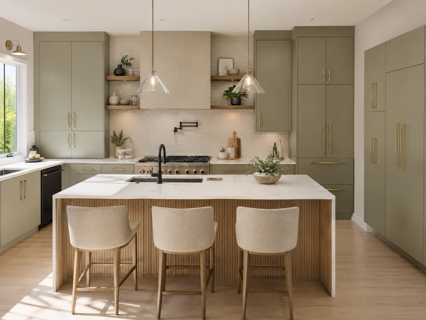 Sage Green Kitchen