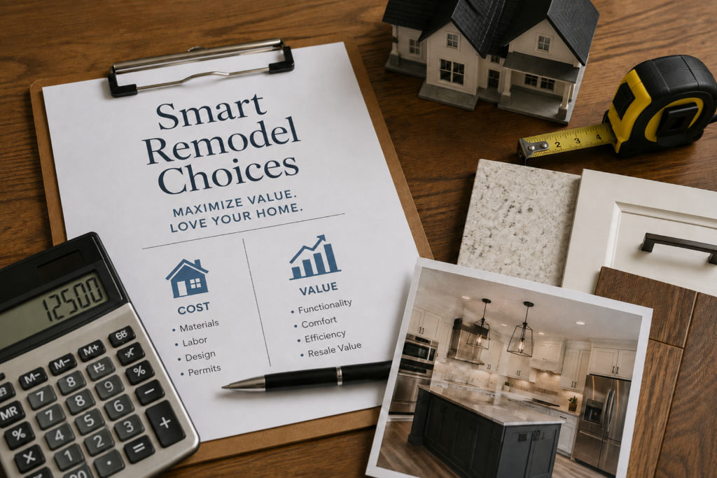 Cost vs. Value: What Charlotte Homeowners Should Know Before Remodeling