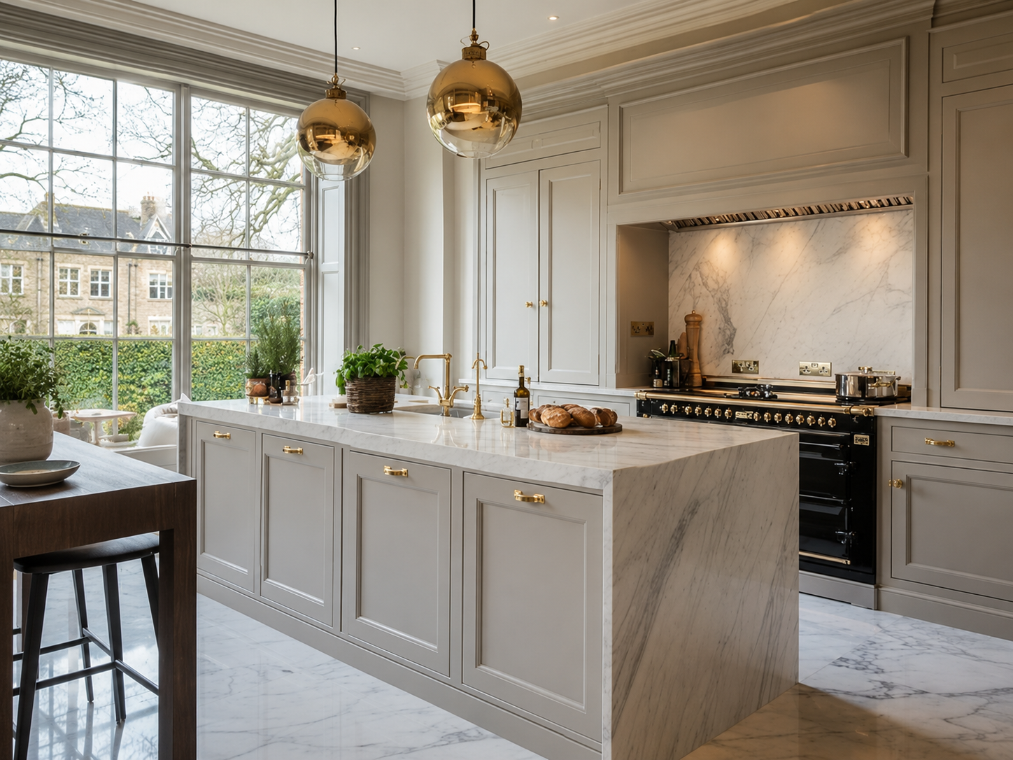 Cool-Tone Kitchen