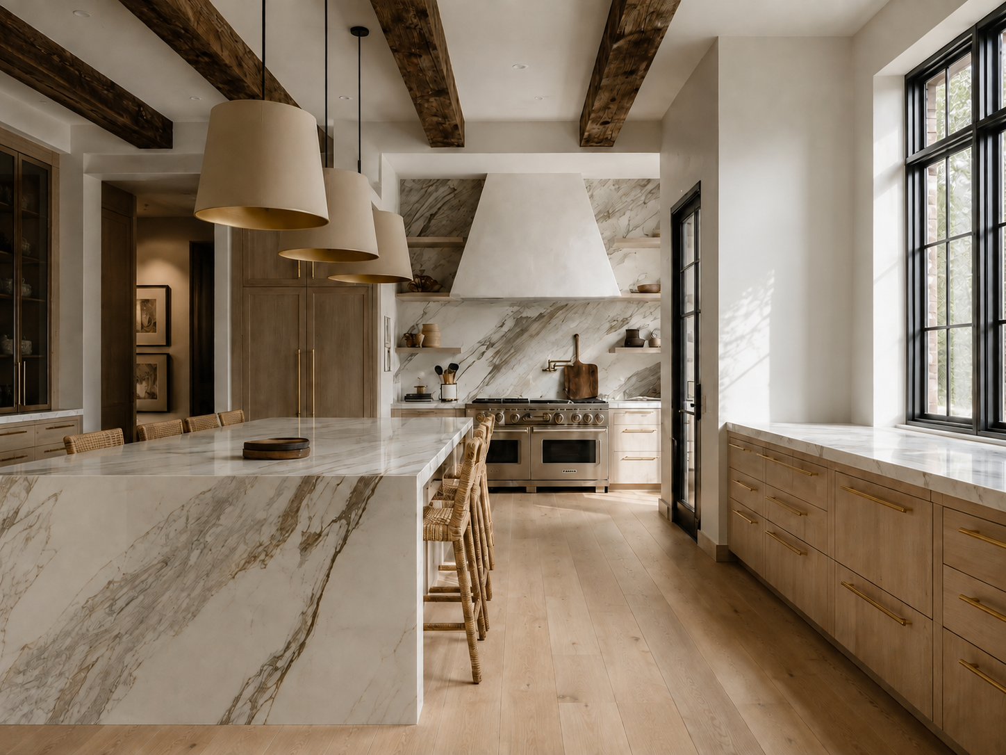Quartz Island Kitchen