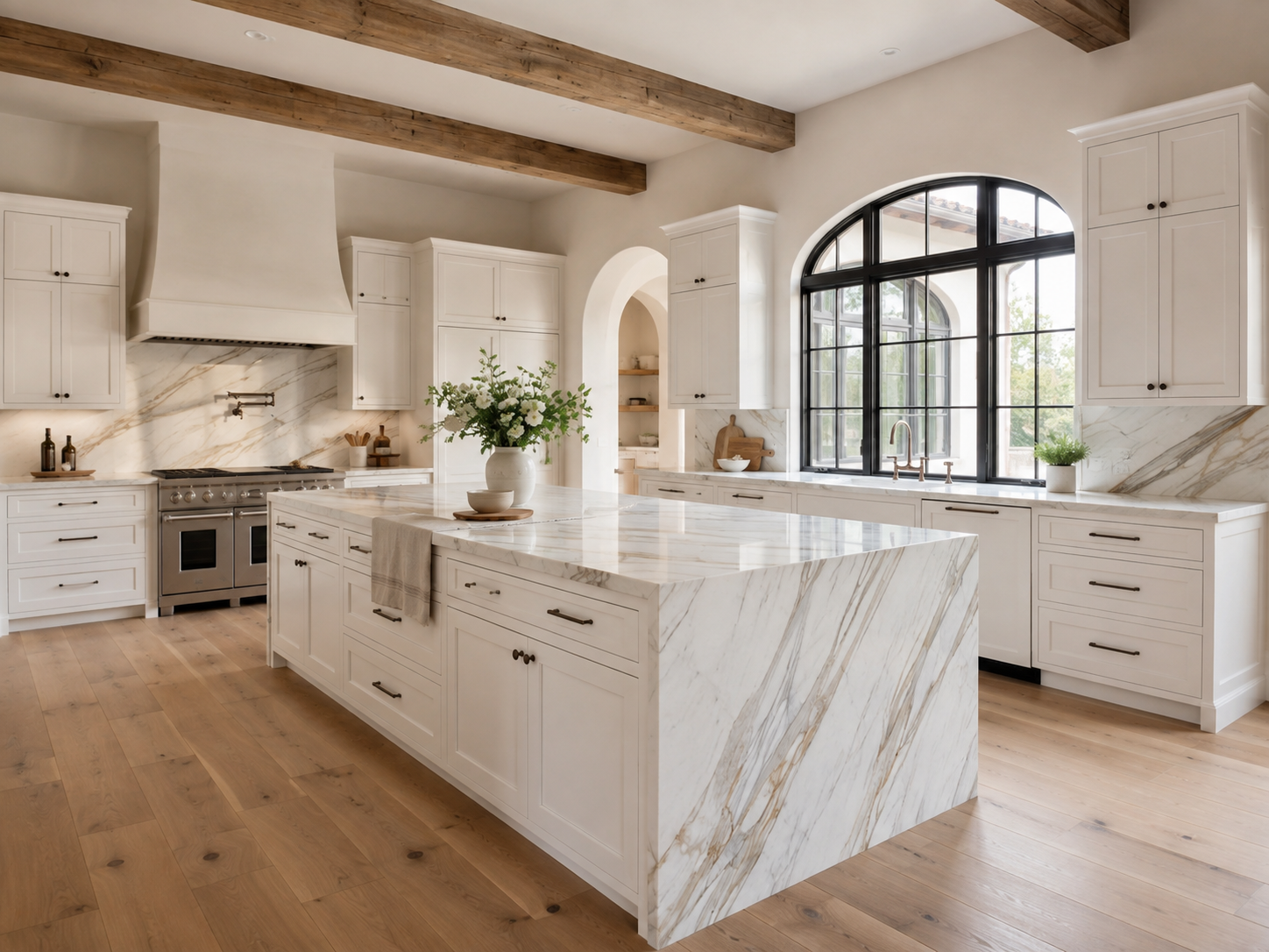 Beamed Kitchen