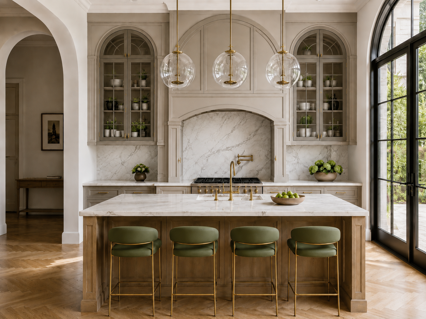 Arched Cabinet Kitchen
