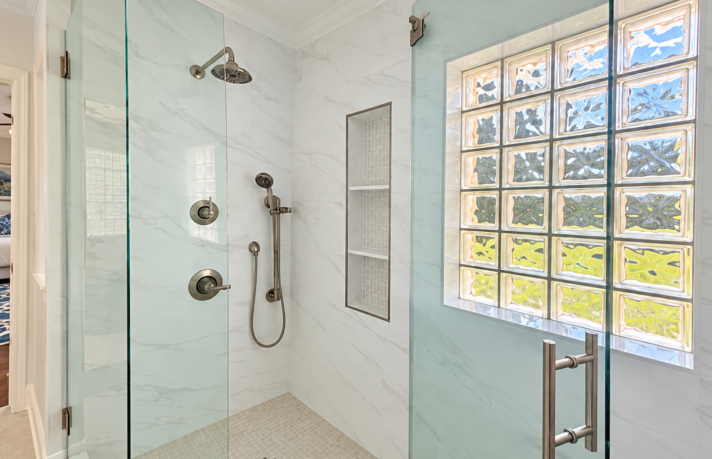 Shower transformation — After