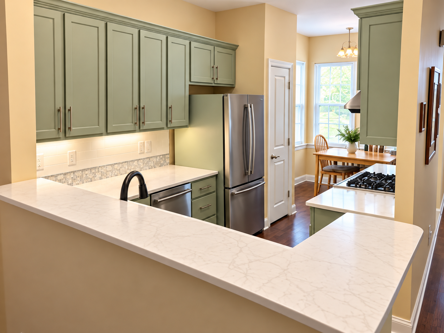 Kitchen sink area — After